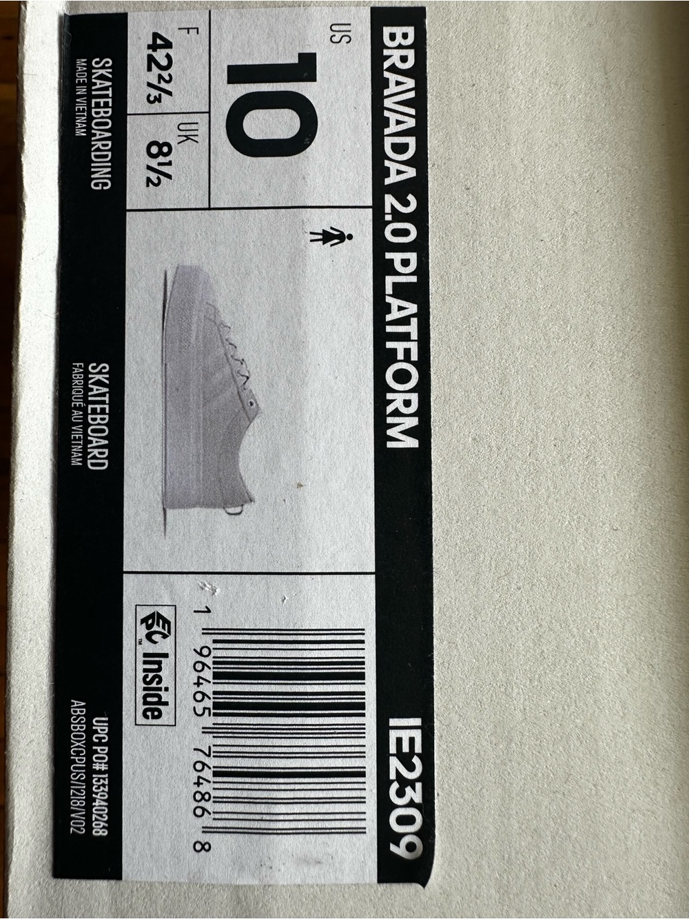 NEW White Adidas Platform Shoes - Women’s - Picture 5 of 5